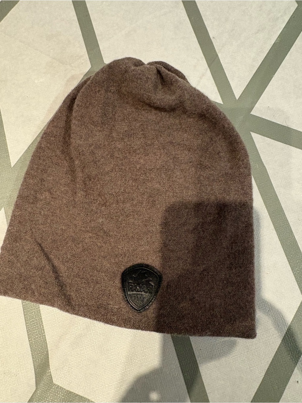 3/15$ Brown Beanie Hat - Brand Unknown